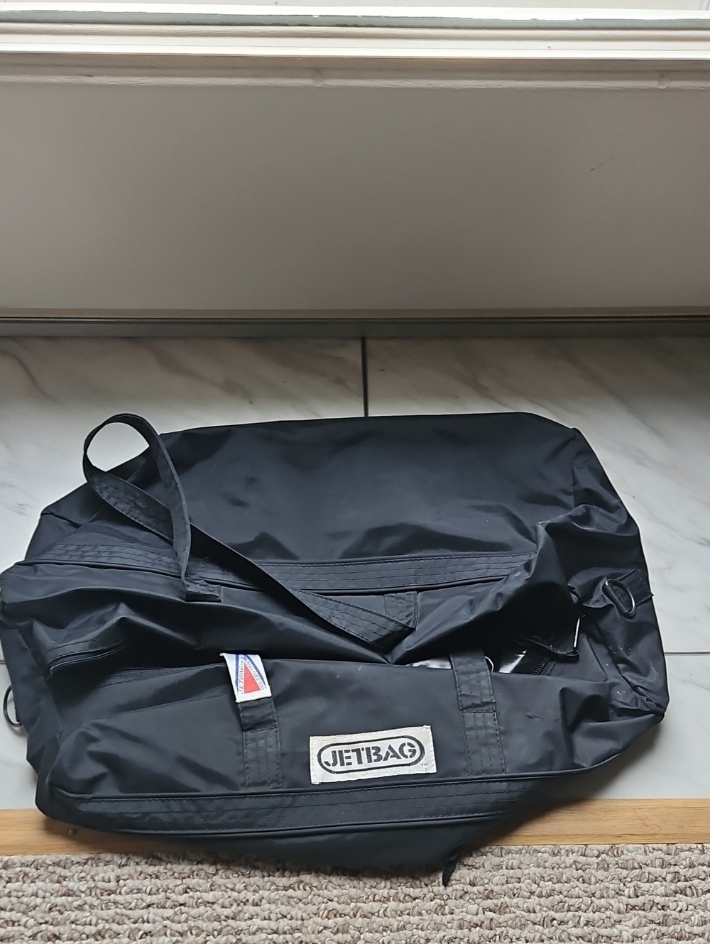 Black Travel Duffel Bag